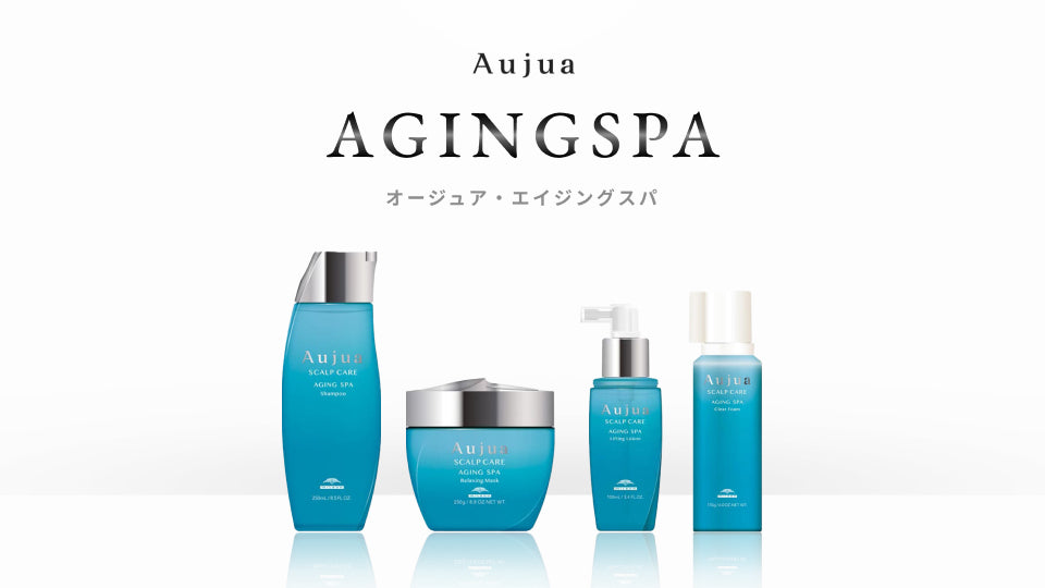 Aujua SCALP CARE AGING SPA セット Aujua】Scalp Care Series | AGING SPA Clear Foam Carbonated