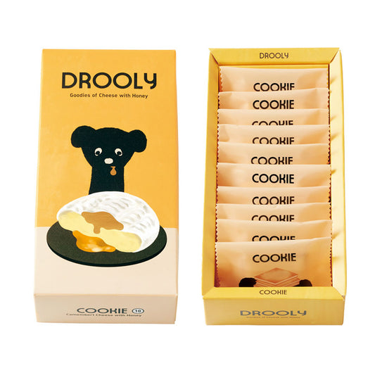 【Drooly】Camembert Cheese 蜂蜜朱古力夾心曲奇丨10枚入丨IROIRO Select Shop