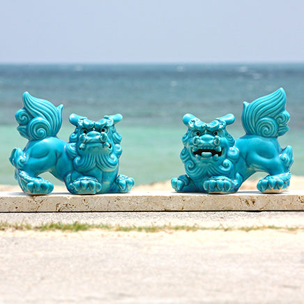 【ゆきお Yukio】日本地方系列丨沖繩風獅（藍色）