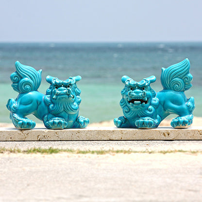 【ゆきお Yukio】日本地方系列丨沖繩風獅（藍色）