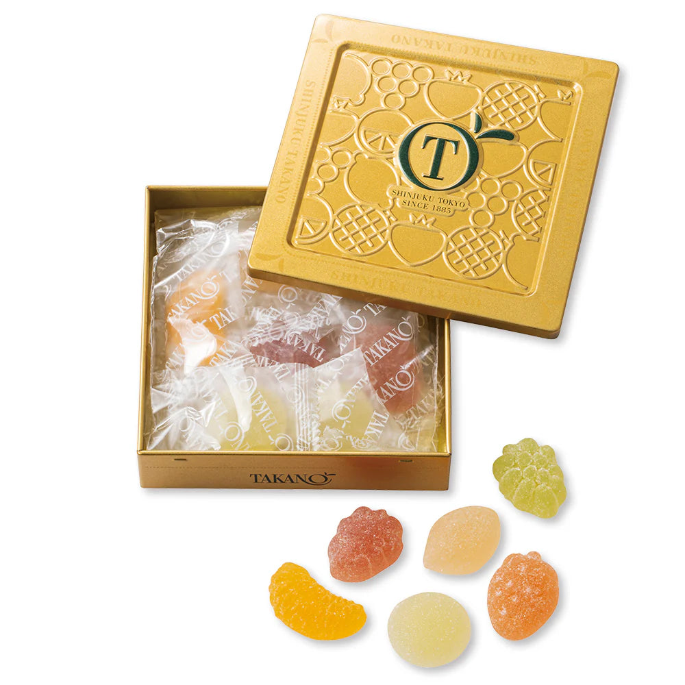 【新宿高野 Takano】水果軟糖140週年鐵罐裝丨12個入丨IroIro Select Shop