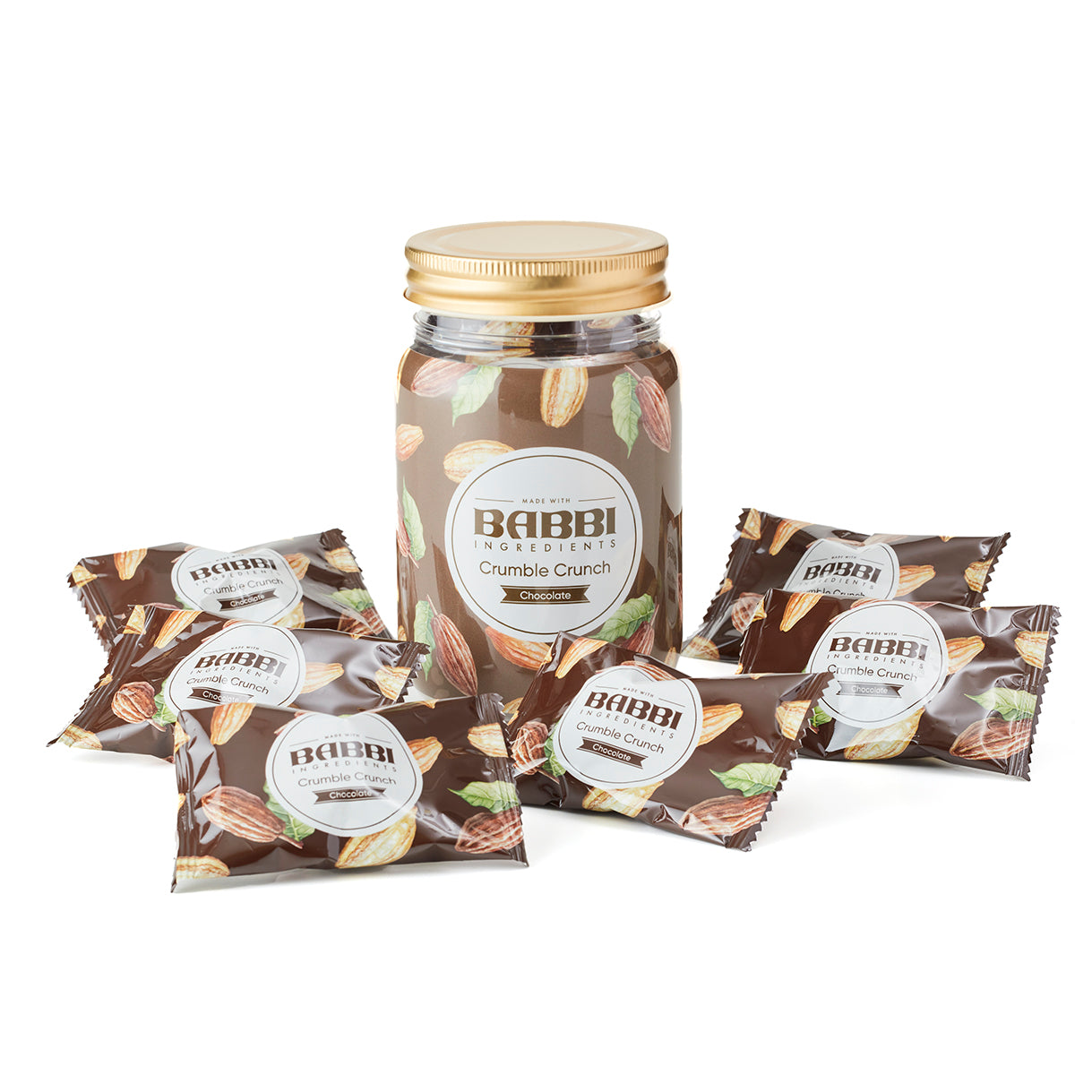 BABBI 巧克力酥脆曲奇 6入罐