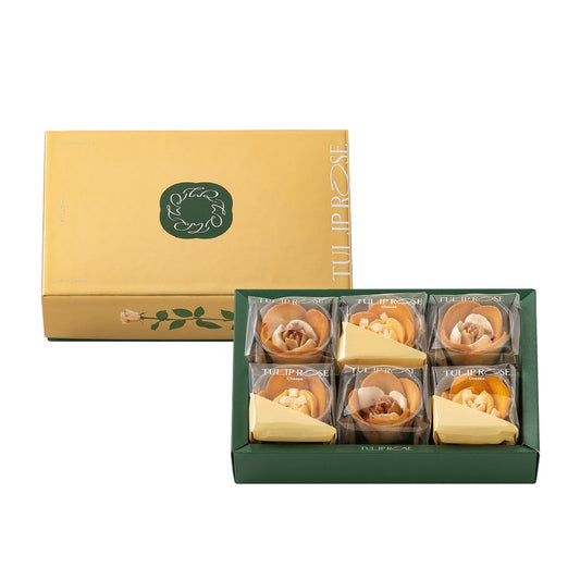 【TOKYO Tulip Rose】牛油 x 芝士鬱金香貓舌餅丨6個入丨IroIro Select Shop