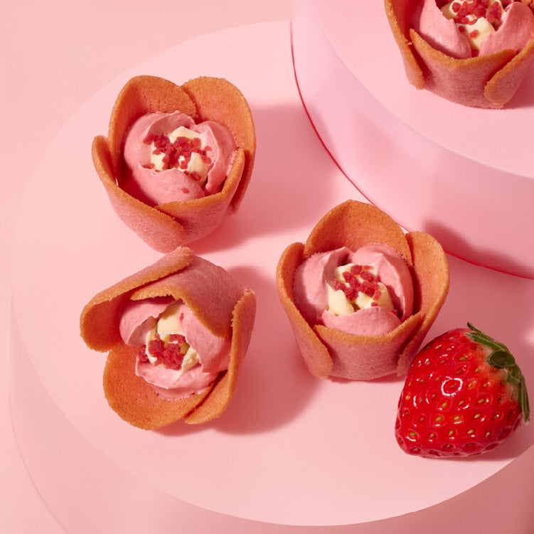 【TOKYO Tulip Rose】士多啤梨鬱金香貓舌餅丨IroIro Select Shop