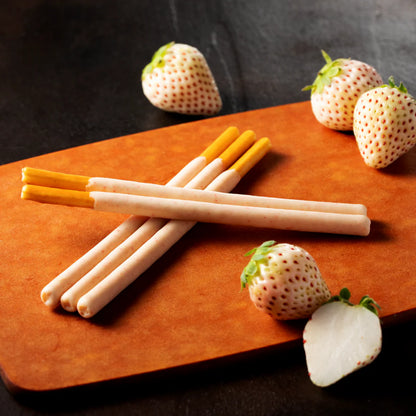 Bâton d'or White Strawberry Chocolate Butter Biscuit Sticks