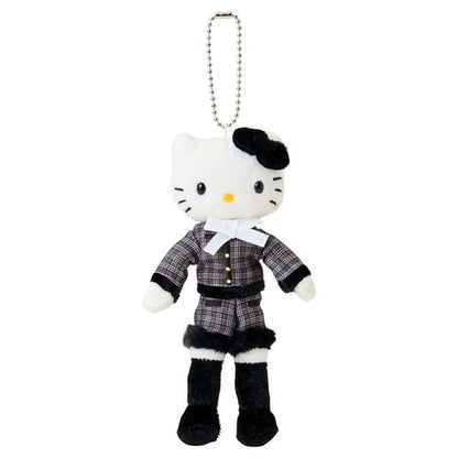 【Sanrio】鎖匙扣丨長腿Hello Kitty丨黑色tweed套裝丨Sanrio Closet 系列