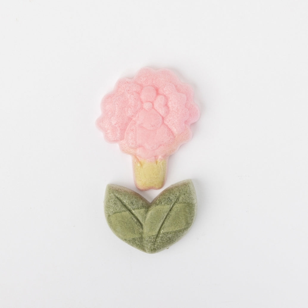 【花一会】乾燥湯品最中丨花一りん最中丨滑子菇與蓴菜味增湯（粉紅康乃馨）