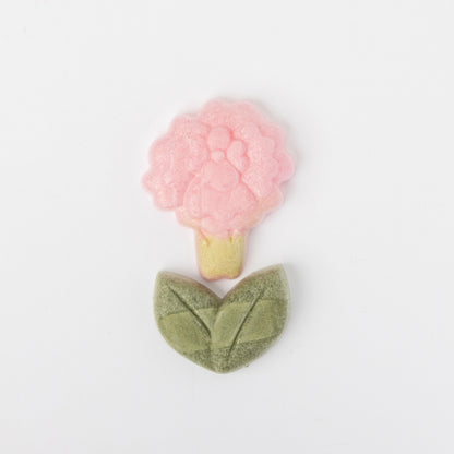 【花一会】乾燥湯品最中丨花一りん最中丨滑子菇與蓴菜味增湯（粉紅康乃馨）