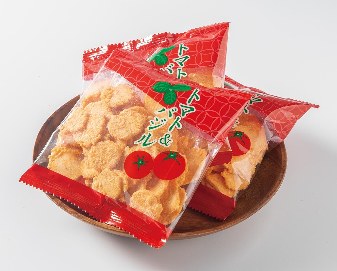 【蝦仙貝之里】名古屋名物丨小丸蝦餅(蕃茄羅勒)丨185g丨IroIro Select Shop