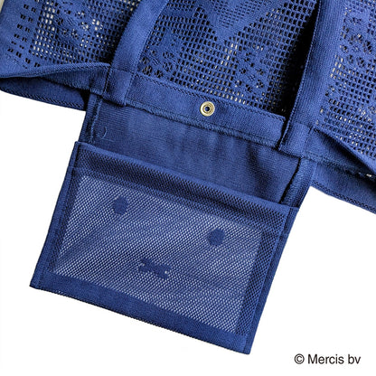 【近沢蕾絲店】Miffy 蕾絲手提袋丨NAVY