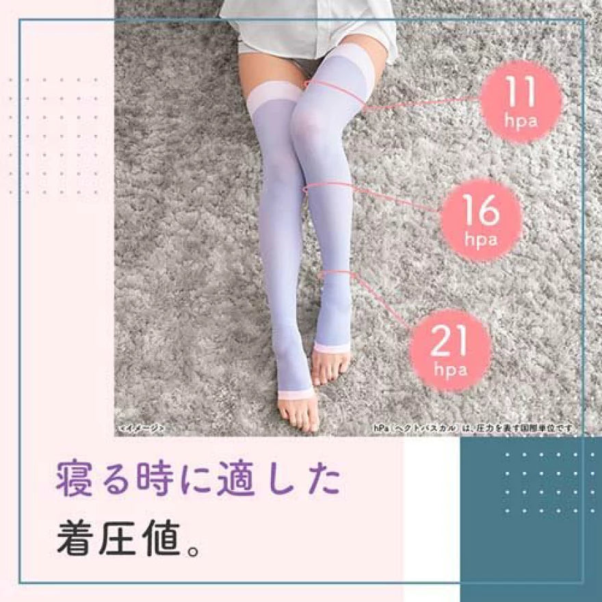 【MediQtto】睡眠專用著壓襪丨長筒丨商品圖2丨IroIro Select Shop
