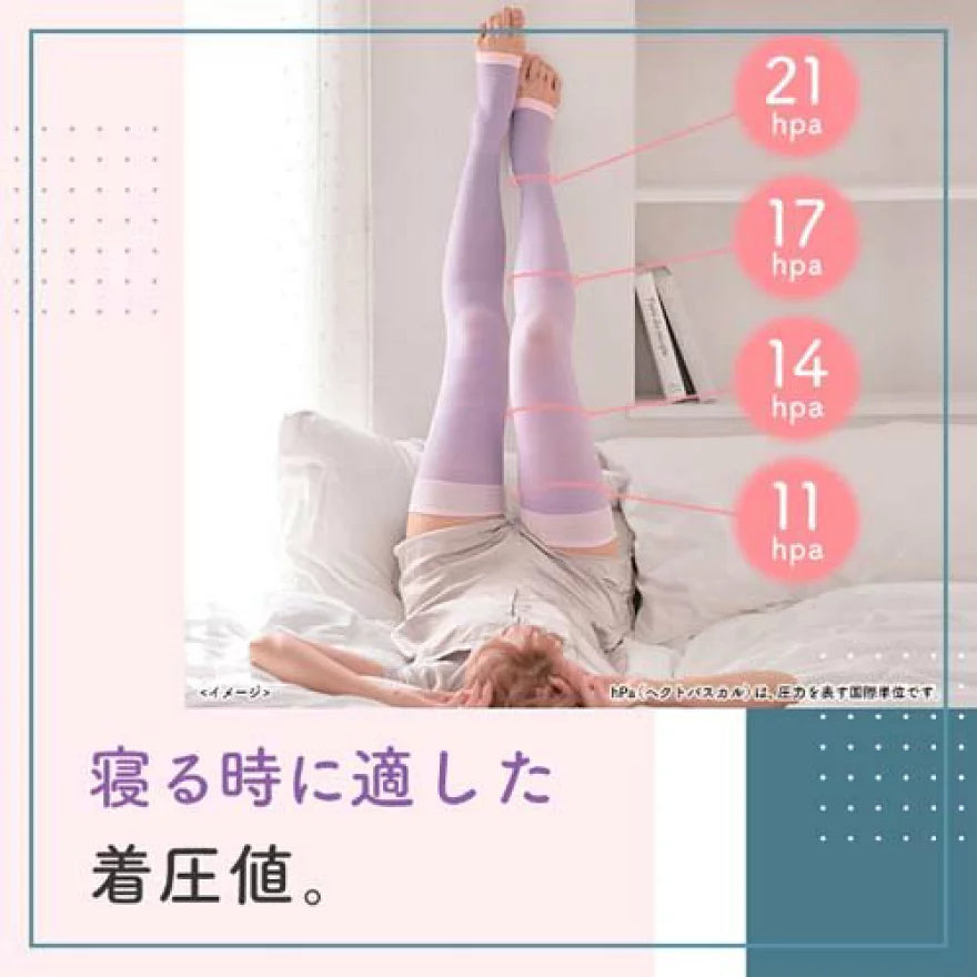 【MediQtto】睡眠專用著壓襪丨全腿丨商品圖3丨IroIro Select Shop