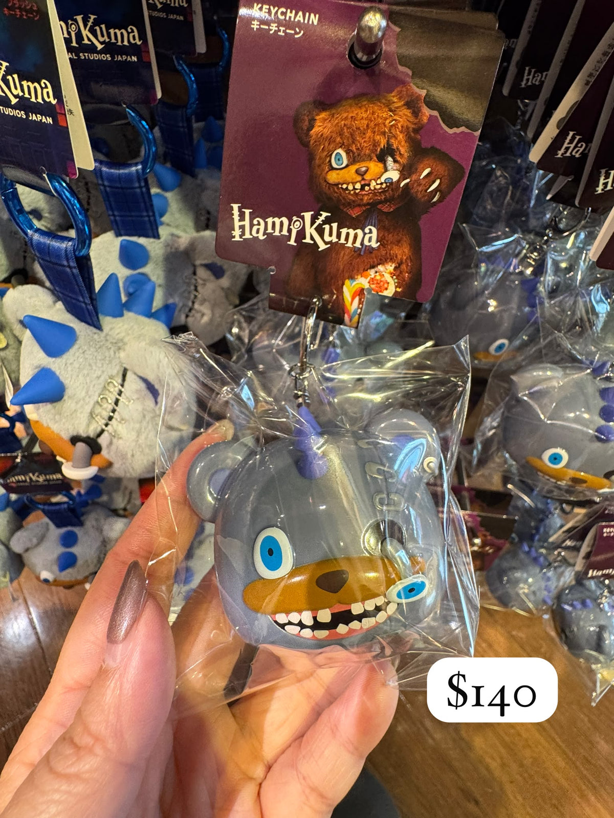 恐怖熊 Hami Kuma Punk 掛飾
