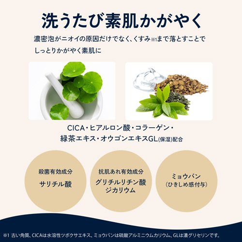 Deo Carat 藥用體味護理沐浴露 450mL 商品特寫