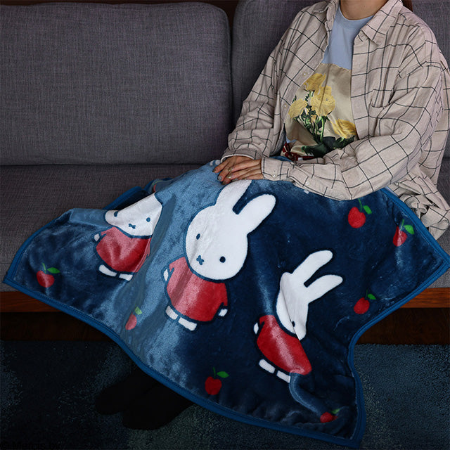 【Miffy】珊瑚絨被仔丨深藍色