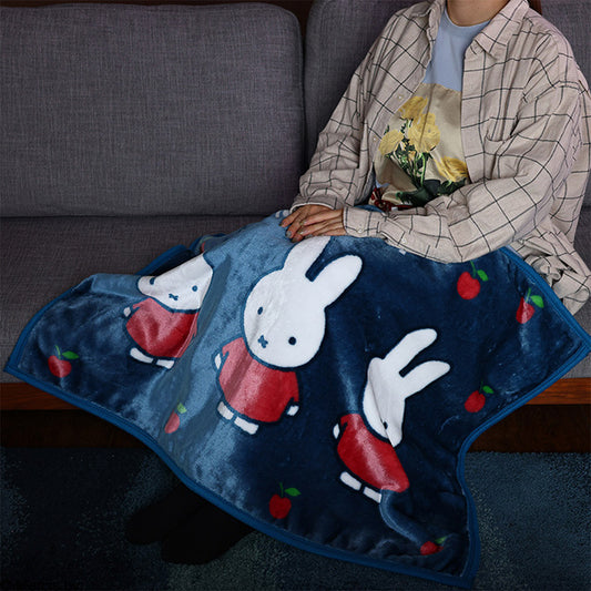 【Miffy】珊瑚絨被仔丨深藍色