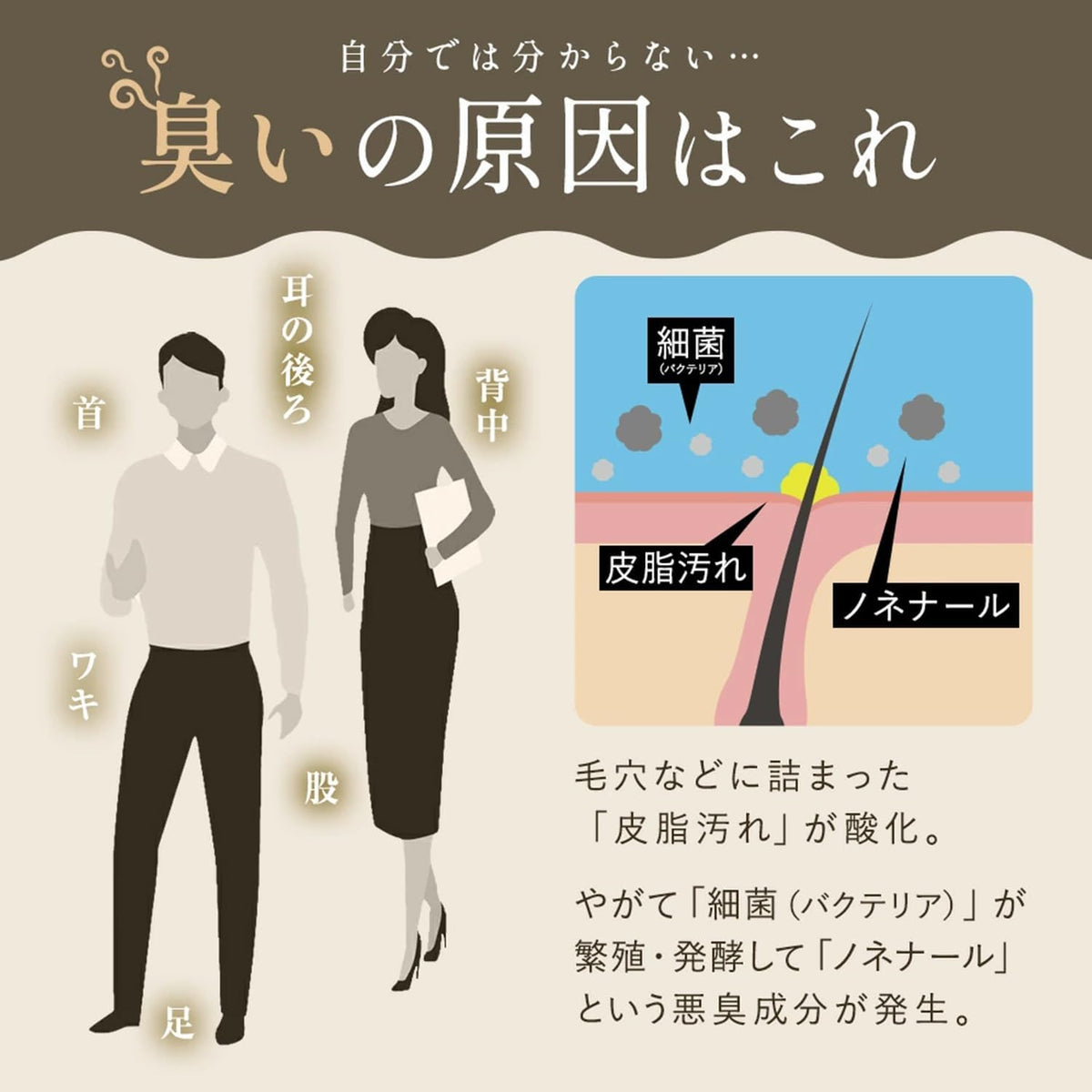 KnS 柿のさち 藥用柿渋除臭沐浴露 柿渋配方說明
