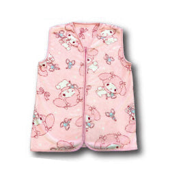 【Sanrio】珊瑚絨拉鏈背心丨My Melody