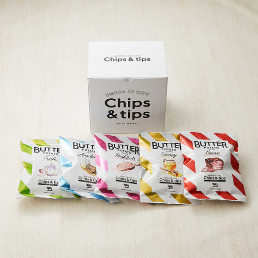 【Chips & Tips】牛油薯片禮盒丨5袋入
