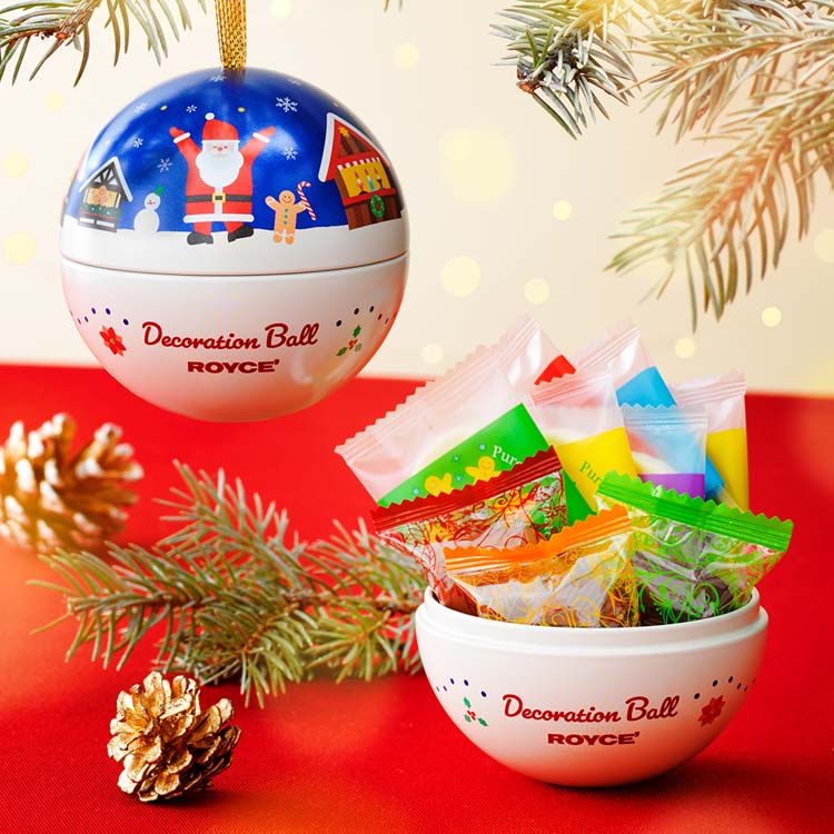 【ROYCE'】聖誕裝飾球朱古力禮盒