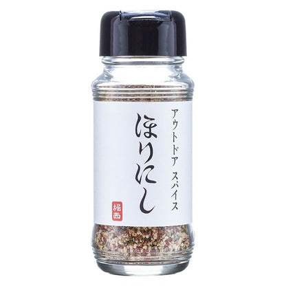堀西ほりにし戶外萬能調味料經典原味白色包裝100g樽裝產品展示