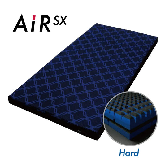 西川 Nishikawa AiR SX Hard 旗艦頂級床墊產品全貌，皇室藍配色，170牛頓日本製造床墊