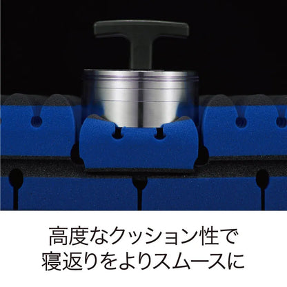 西川 Nishikawa AiR SX Hard 床墊剖面多層結構圖，90mm厚度配合High Bound Layer高彈力層