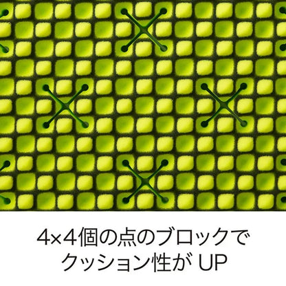 西川 Nishikawa AiR 01 床墊剖面結構圖，80mm厚度配合Cross Hole通氣孔設計