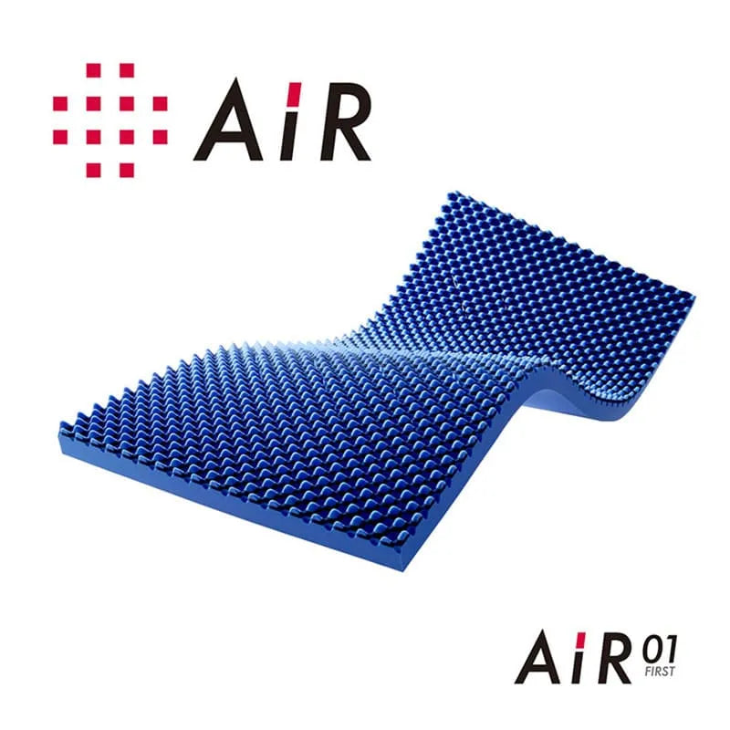 西川 Nishikawa AiR 01 Hard 床墊使用示意，適合體重較重或仰睡人士使用