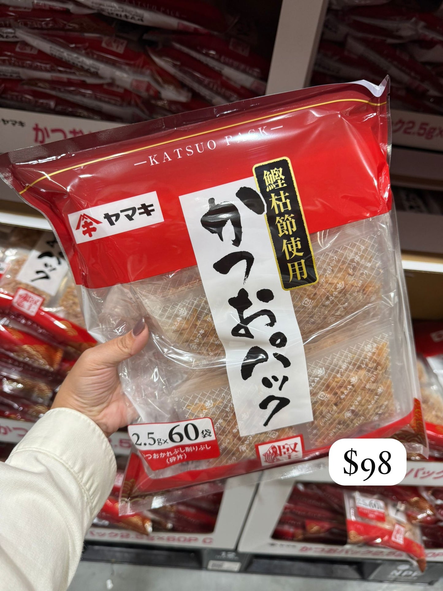 Yamaki 日本鰹魚木魚片 2.5g x 60袋入