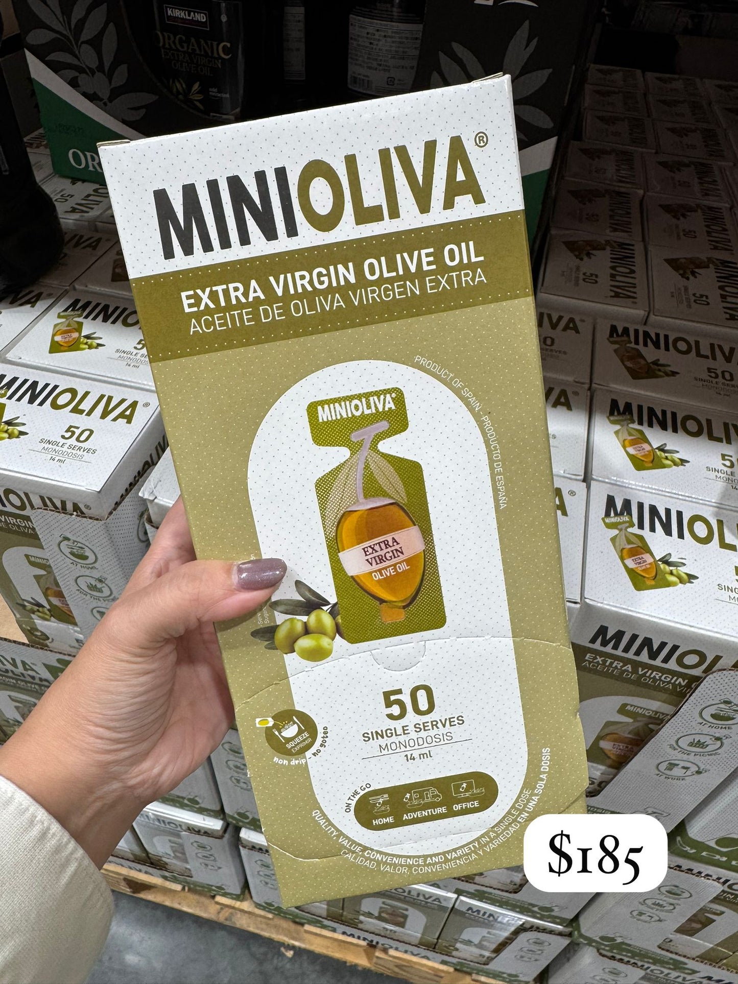 MiniOliva 獨立包裝特級初榨橄欖油 14ml x 50個入