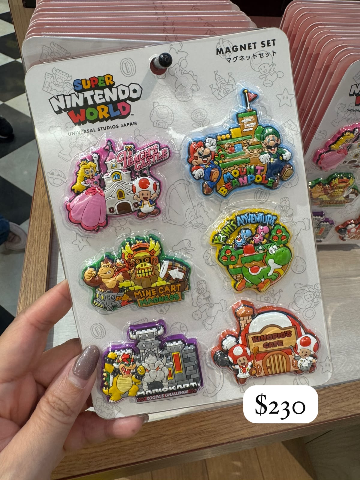 Super Nintendo World 磁石套裝 6個入