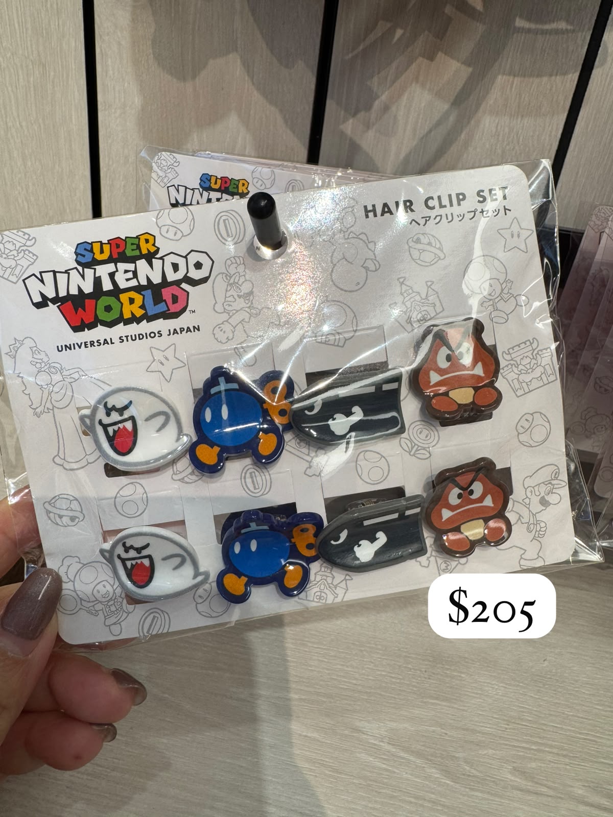Super Nintendo World 髮夾套裝 4個入