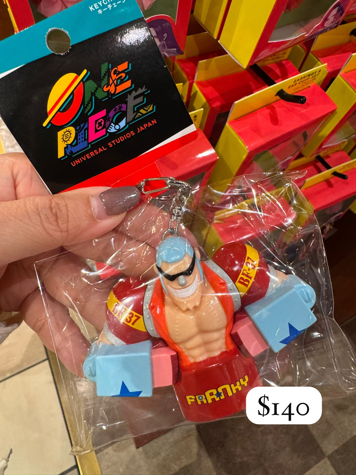 ONE PIECE 法蘭奇鎖匙扣