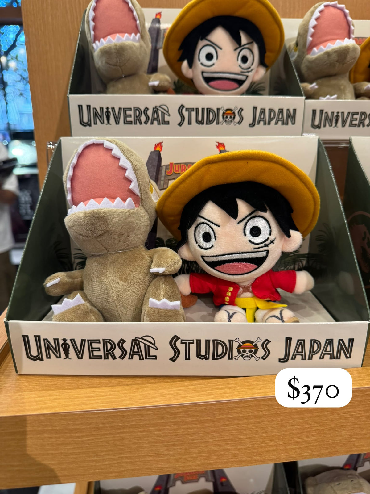 ONE PIECE 路飛 X 恐龍 公仔