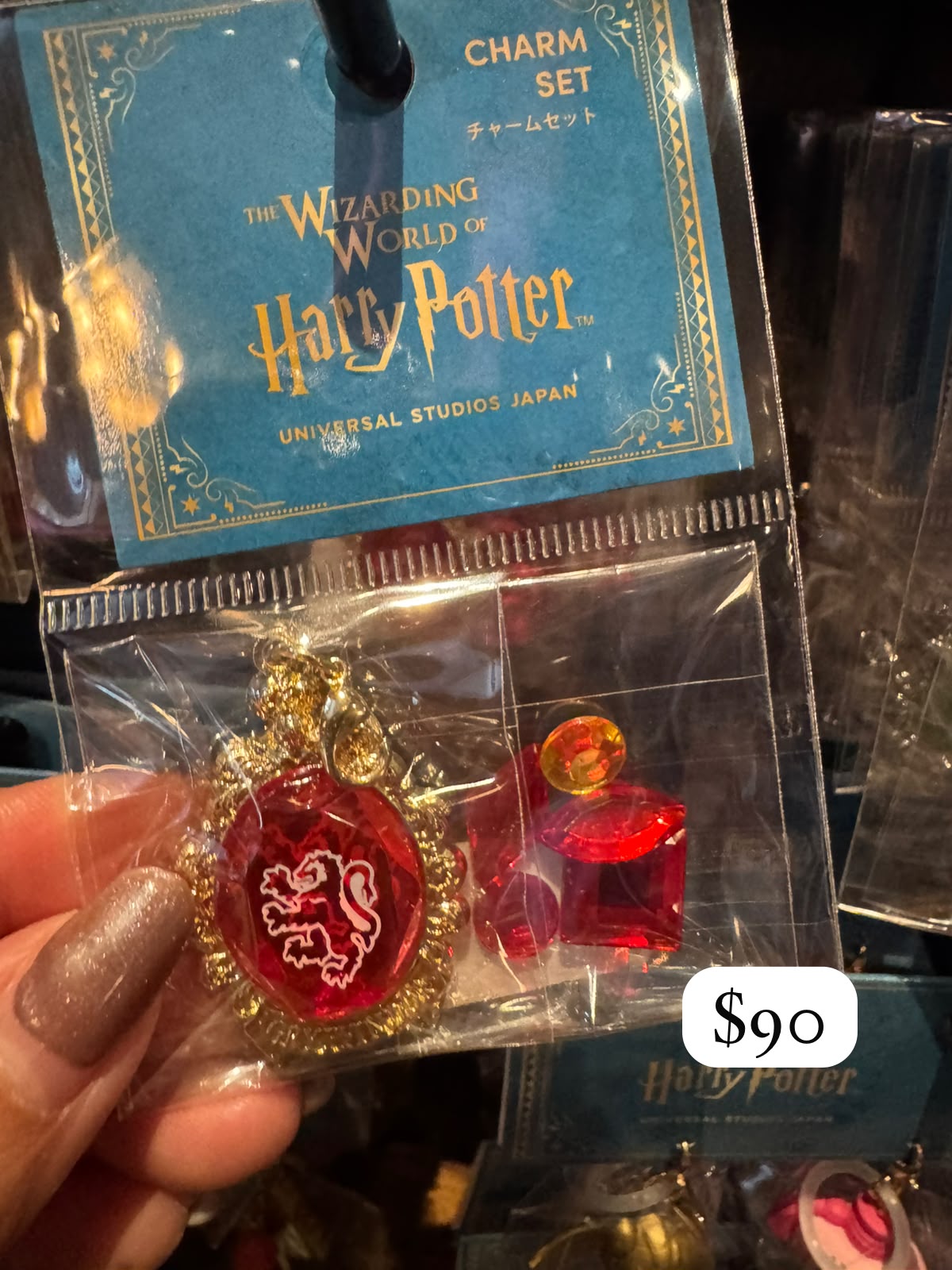 Harry Potter 掛飾套裝 Charm set (4個學院造型)
