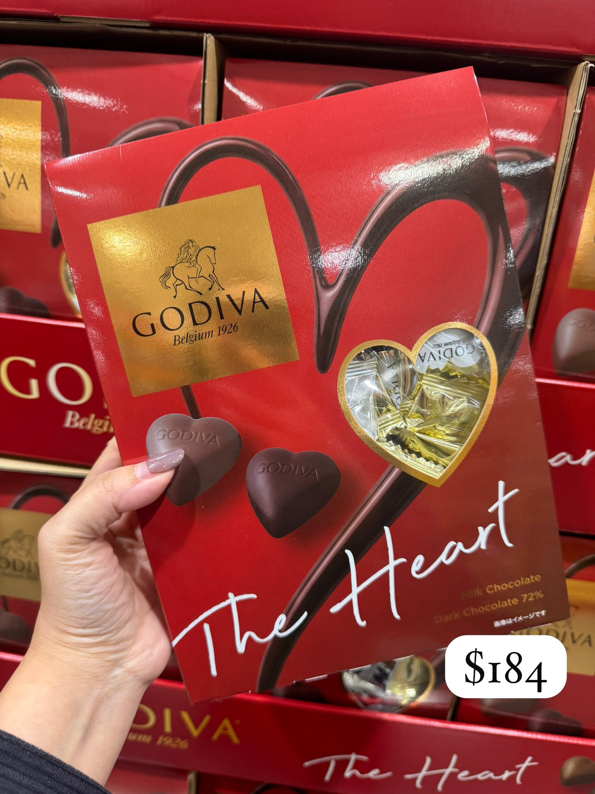 GODIVA 心型朱古力 40個入