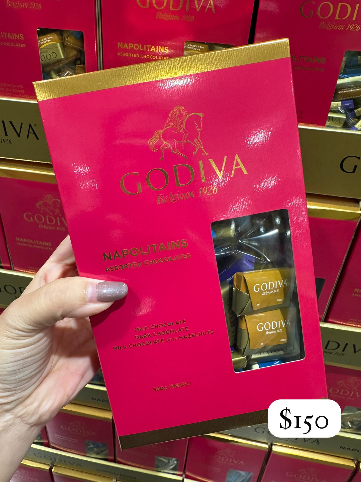 GODIVA Napolitains 拼盤薄片朱古力 345g