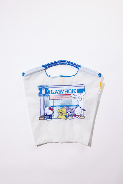 【Ball&Chain】50周年 Lawson × Sanrio × Ball&Chain 刺繡 tote bag丨白色