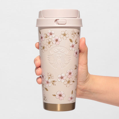 【Starbucks】SAKURA 2026 櫻花季限定系列丨杯型不鏽鋼保溫杯丨粉紅米色丨473ml丨IroIro Select Shop