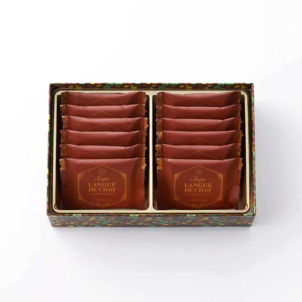 【ISHIYA 石屋製菓】榛果朱古力貓舌餅 丨12枚入丨IroIro Select Shop