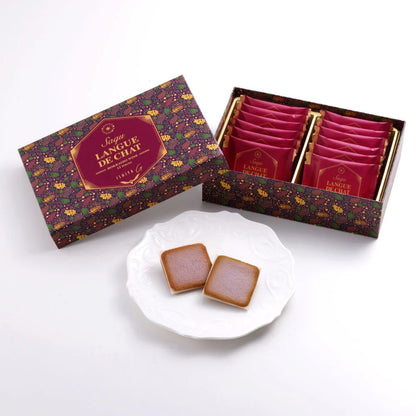 【ISHIYA 石屋製菓】北海道紅酒朱古力貓舌餅 丨12枚入丨IroIro Select Shop