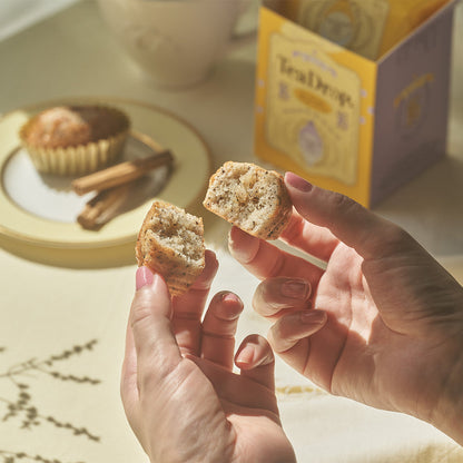 【TeaDrop.】Tea Graceful Cake 禮盒裝 (伯爵茶 / 大吉嶺香料奶茶)丨6個入丨IroIro Select Shop
