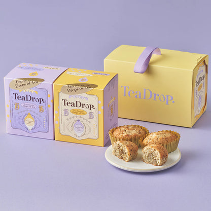 【TeaDrop.】Tea Graceful Cake 禮盒裝 (伯爵茶 / 大吉嶺香料奶茶)丨6個入丨IroIro Select Shop