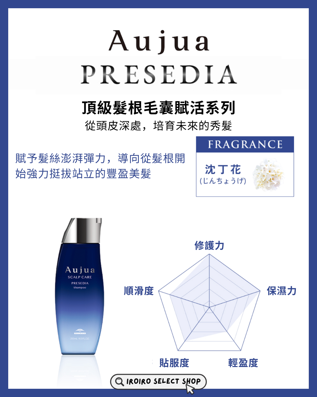 【Aujua】頭皮護理系列丨PRESEDIA Intensive Perfector 肌能賦活精華丨頂級髮根毛囊賦活方案丨IroIro Select Shop