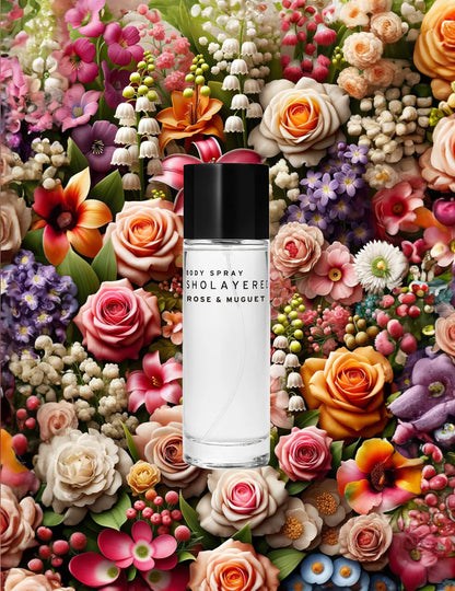 【SHOLAYERED】Body Spray 身體噴霧丨ROSE & MUGUET丨玫瑰鈴蘭丨IroIro Select Shop