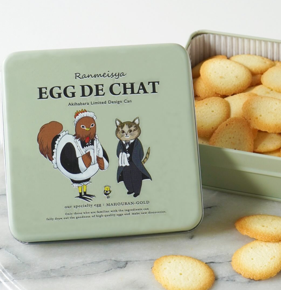 【RANMEISYA SWEETS FACTORY】Egg De Chat 貓舌餅