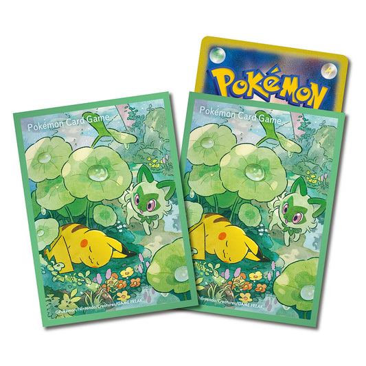 Pokemon TCG 比卡超新葉喵 卡套