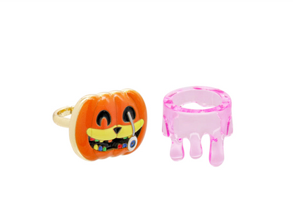 [USJ Universal Studios Japan] Horror Bear | HAMI-KUMA Candy Bracelet and Ring Set