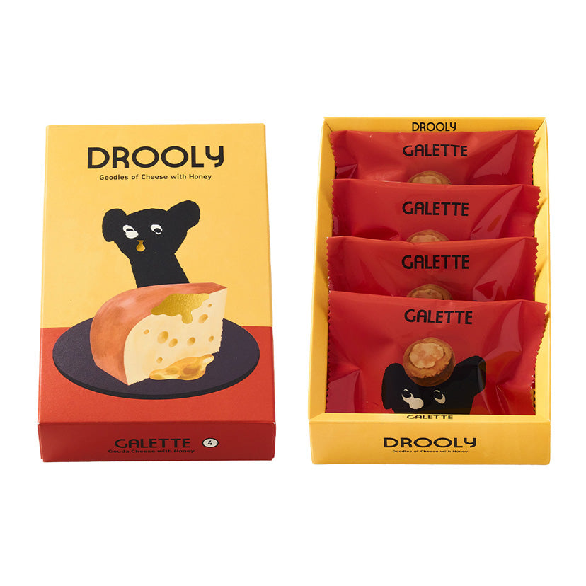 【Drooly】Gouda Cheese 蜂蜜夾心法式加列餅丨4個入丨IROIRO Select Shop